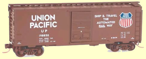 40' Standard Box Car, Single Door