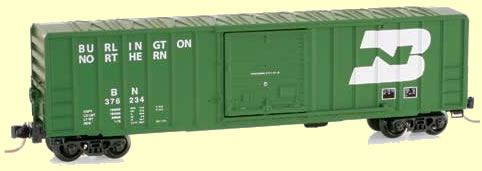 50' Rib Side Box Car, Single Door