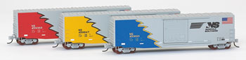 Norfolk Southern 50' Box Car Set